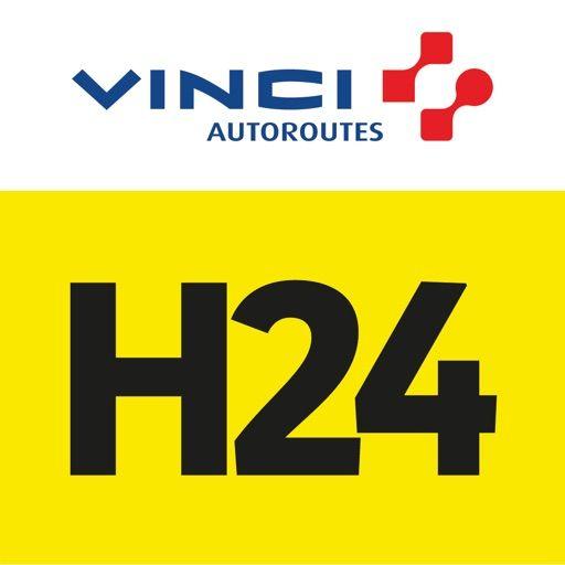 H24 Logo - H24 by VINCI.Autoroutes