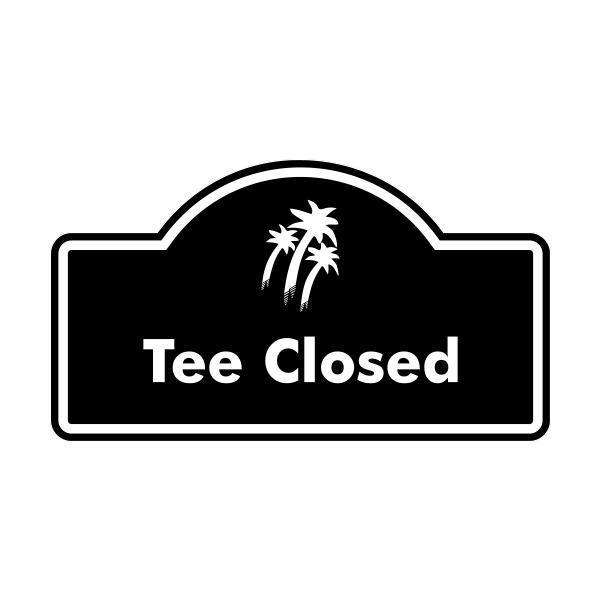 Closed Logo - Tee Closed Logo Sign