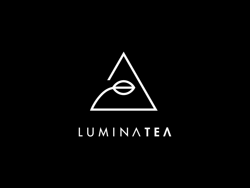 Closed Logo - Luminatea: pyramid (illuminati) + plant (closed eye) by ...