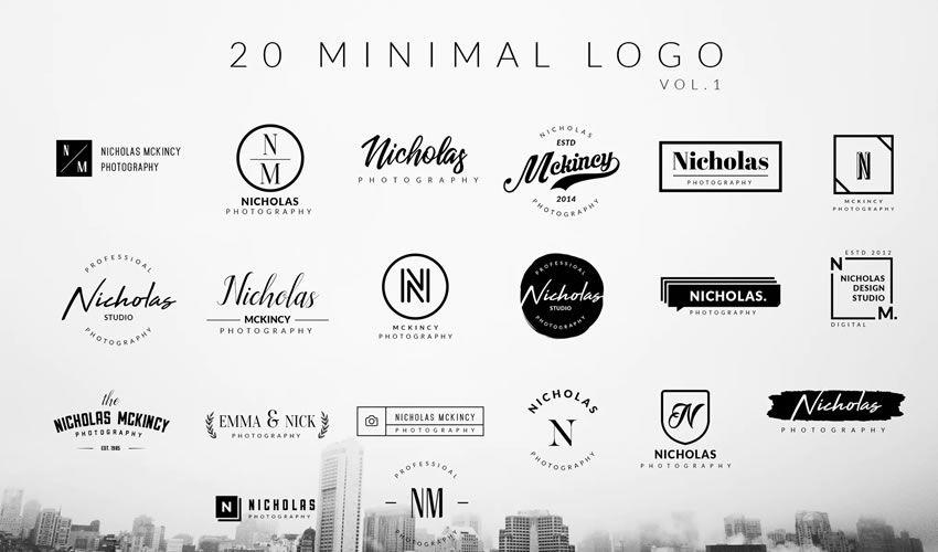 PSD Logo - Free Collections of Minimally Designed Logo Templates (Templates)