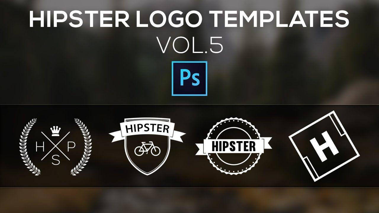 PSD Logo - Free Hipster Logo Templates Pack #5 (PSD)