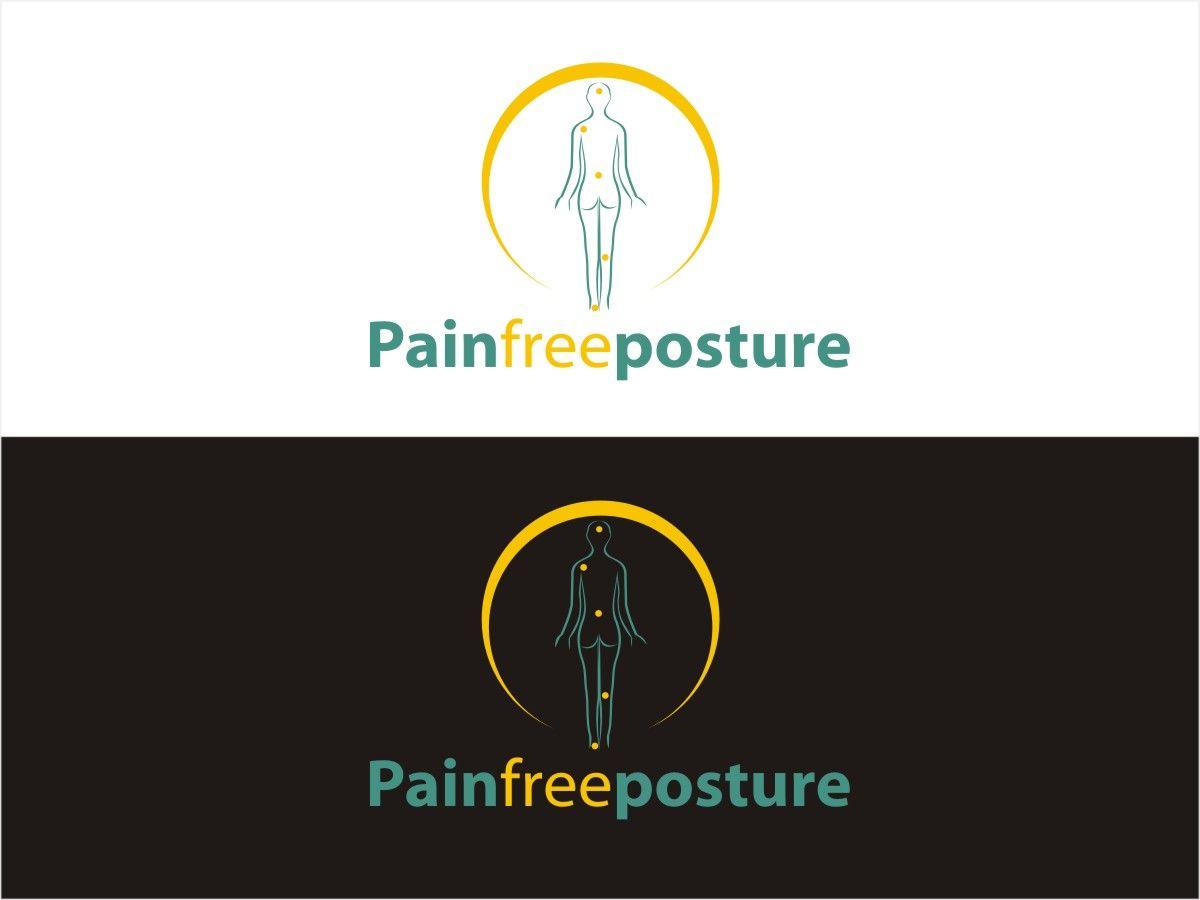 Posture Logo - Serious, Bold Logo Design for Painfreeposture or Pain free posture