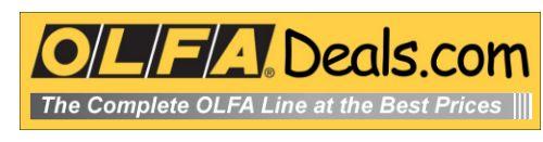 Olfa Logo - Olfa Blades and Cutters. Rotary Cutting Quilt Tools Fabric Cutting