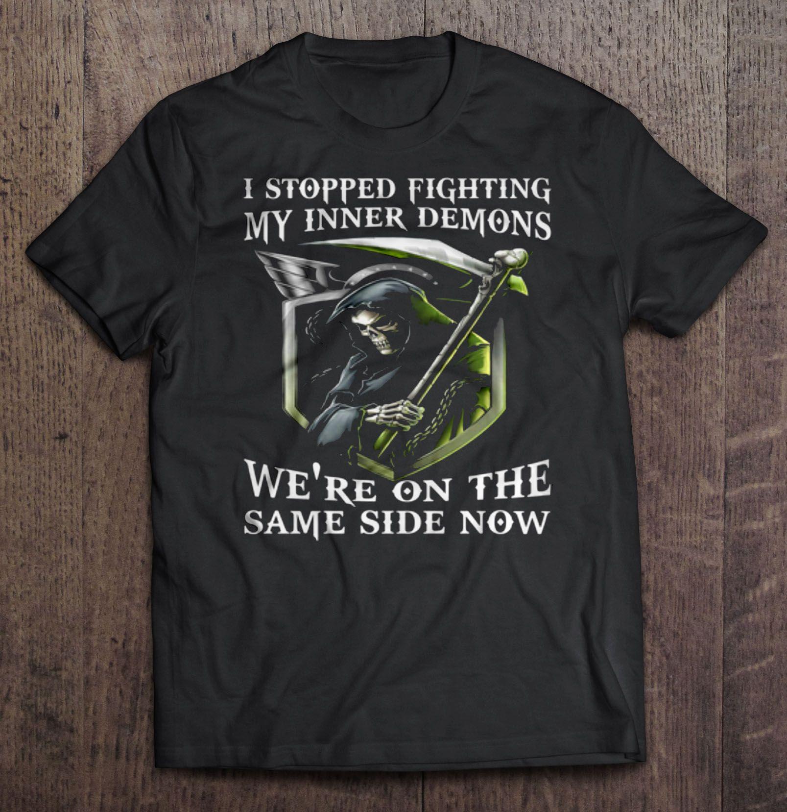 Xbp Logo - I Stopped Fighting My Inner Demons We're On The Same Side Now Shirts