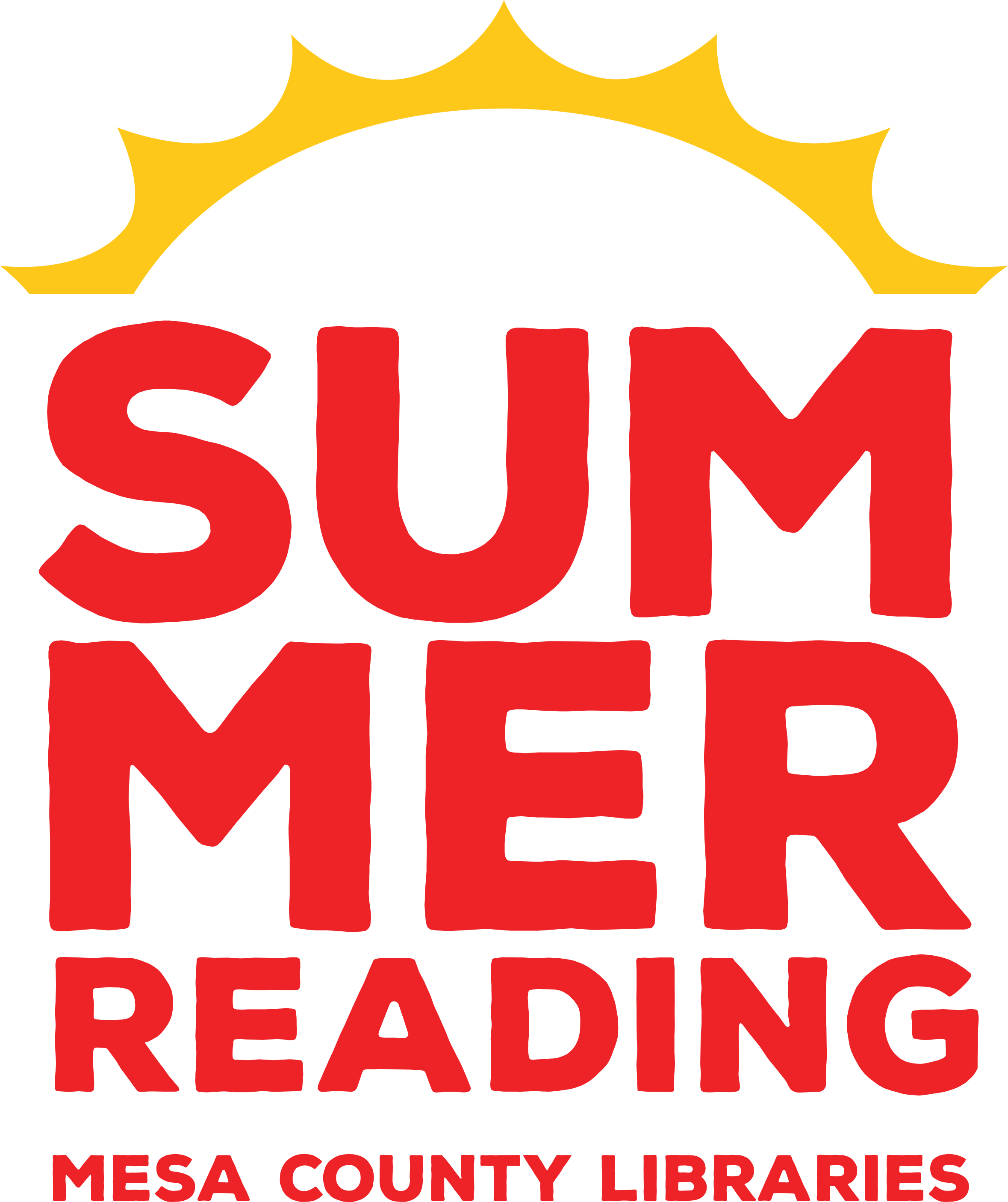 Reading Logo - Summer Reading at Mesa County Libraries launches June 3!