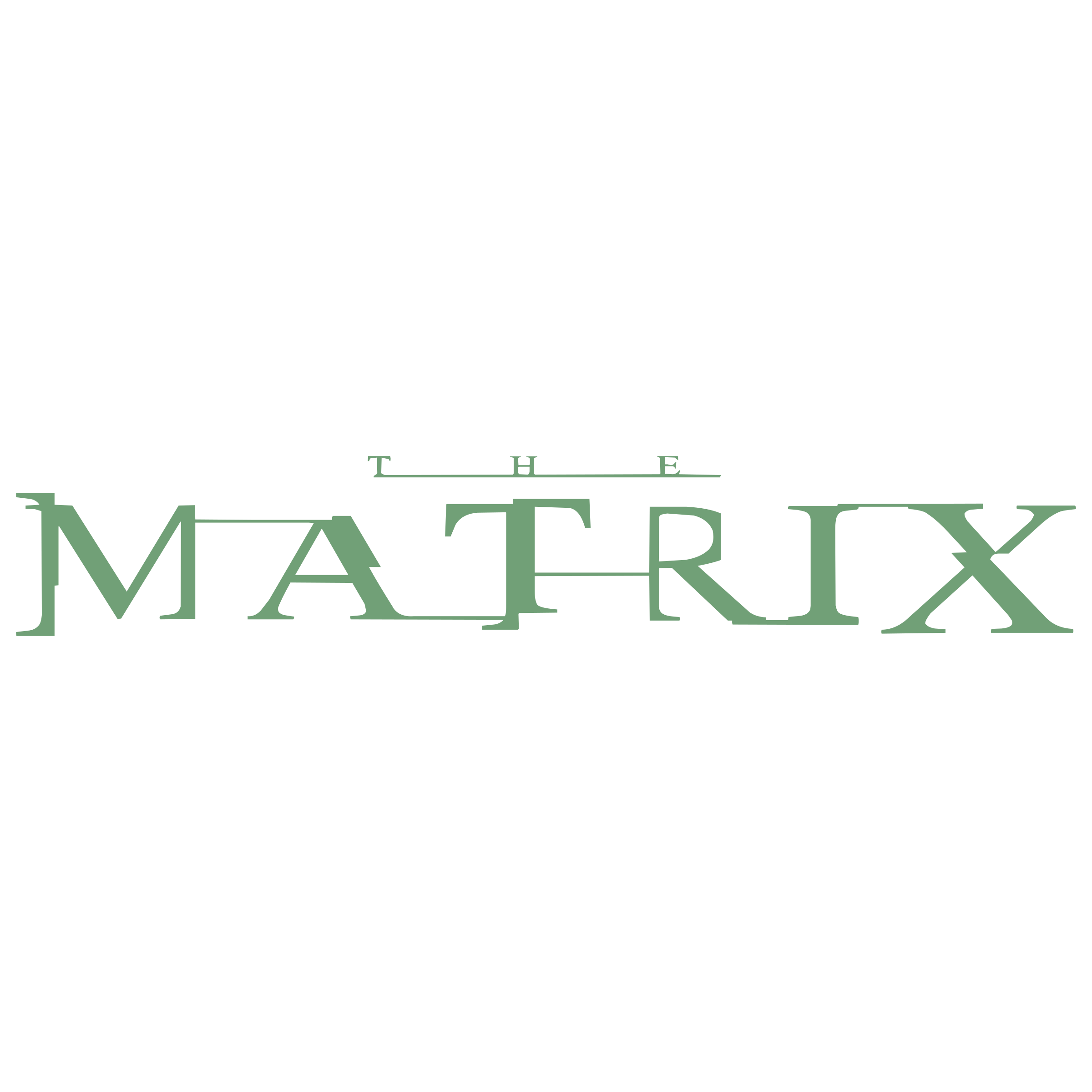 Matrix Logo - The Matrix Logo PNG Transparent & SVG Vector - Freebie Supply