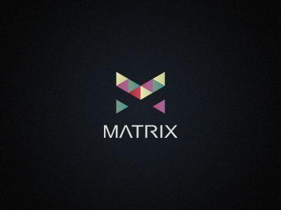 Matrix Logo - Matrix | Design : Logos-Abstract | Logos design, Matrix logo, Logo ...