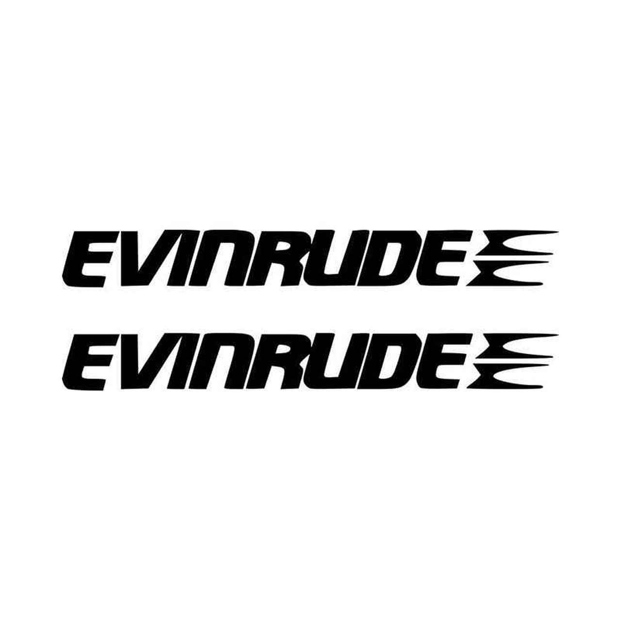 Evinrude Logo - Evinrude Outboard Motors Logo Vinyl Decal Sticker