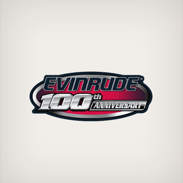Evinrude Logo - Evinrude Logo 100th Anniversary 5 (Top) decal 0215870