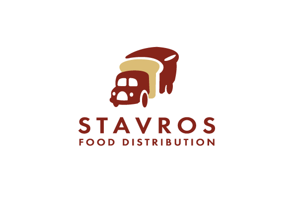 Distribution Logo - Stavros Food Distribution Logo Design