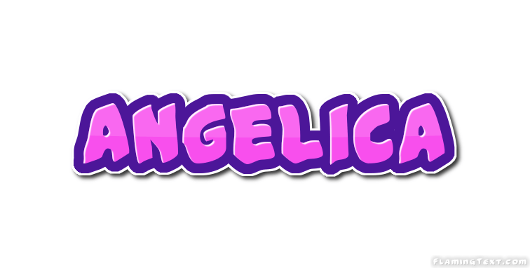 Angelica Logo - Angelica Logo | Free Name Design Tool from Flaming Text