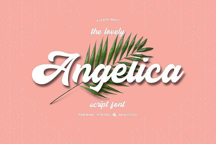 Angelica Logo - Angelica. Free Font Download