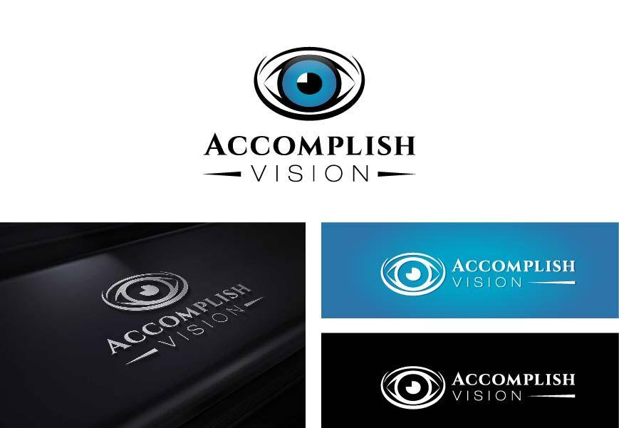 Accompolish Logo - Doctor Logo Design for Accomplish Vision PLLC