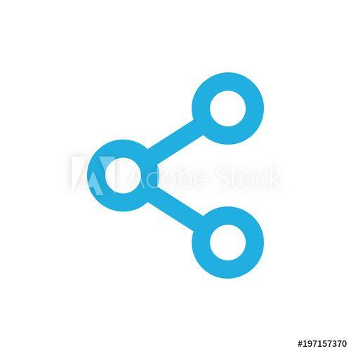 Share Logo - Share Logo Icon Design this stock vector and explore similar