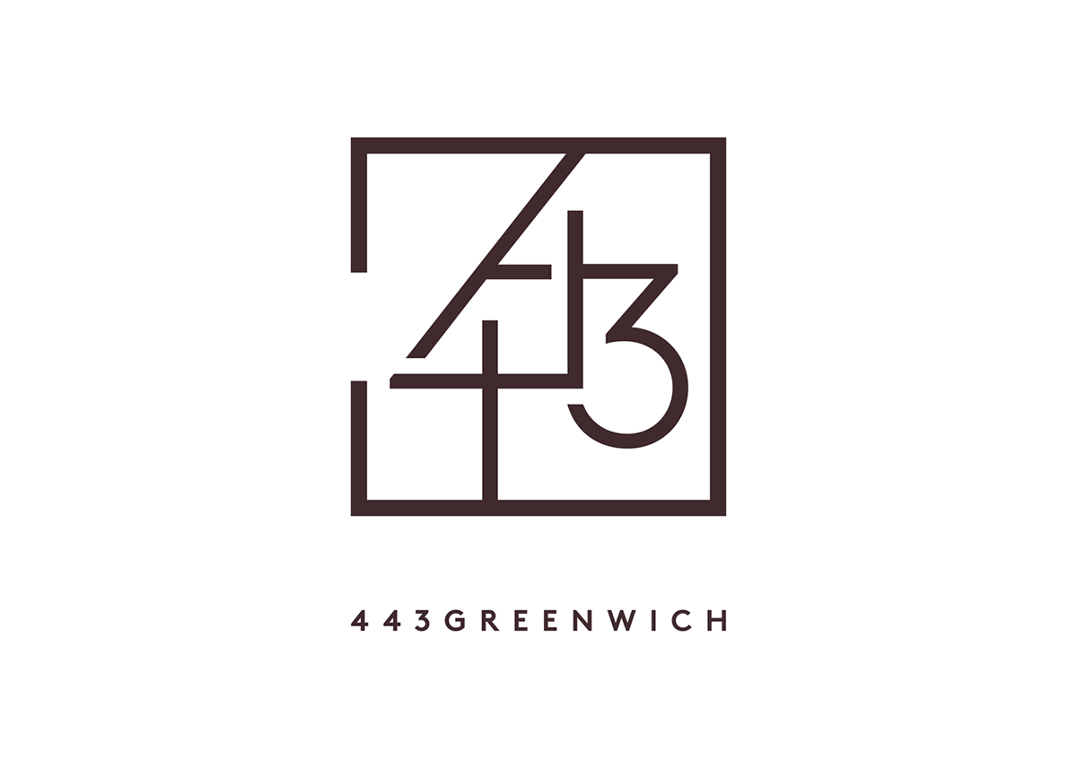 443 Logo - 443 Greenwich, Identity System on Behance