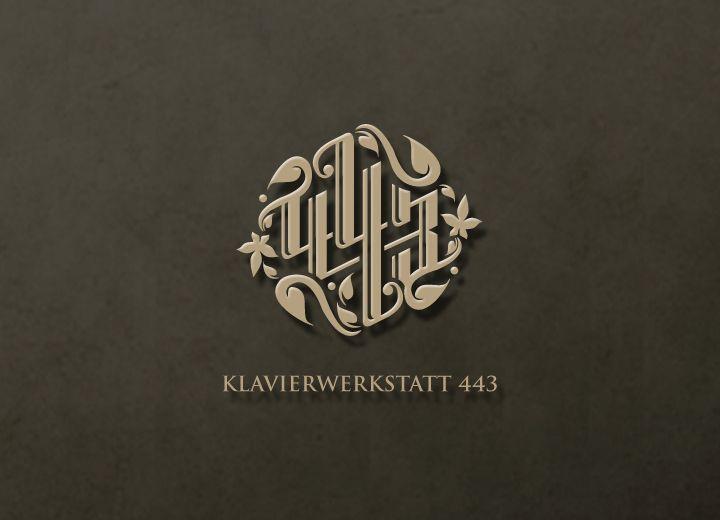 443 Logo - Klavierwerkstatt 443 by garychew (via Creattica). Typographic