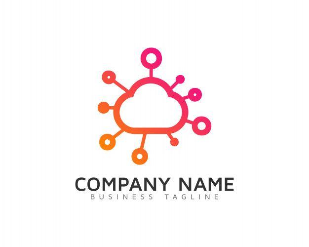 Share Logo - Cloud share logo design Vector