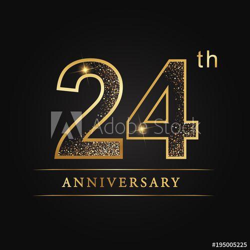 Twenty-Four Logo - anniversary,aniversary, twenty-four years anniversary celebration ...