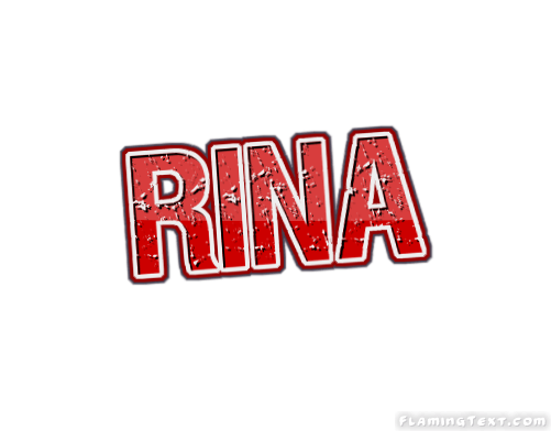 Rina Logo - Rina Logo. Free Name Design Tool from Flaming Text