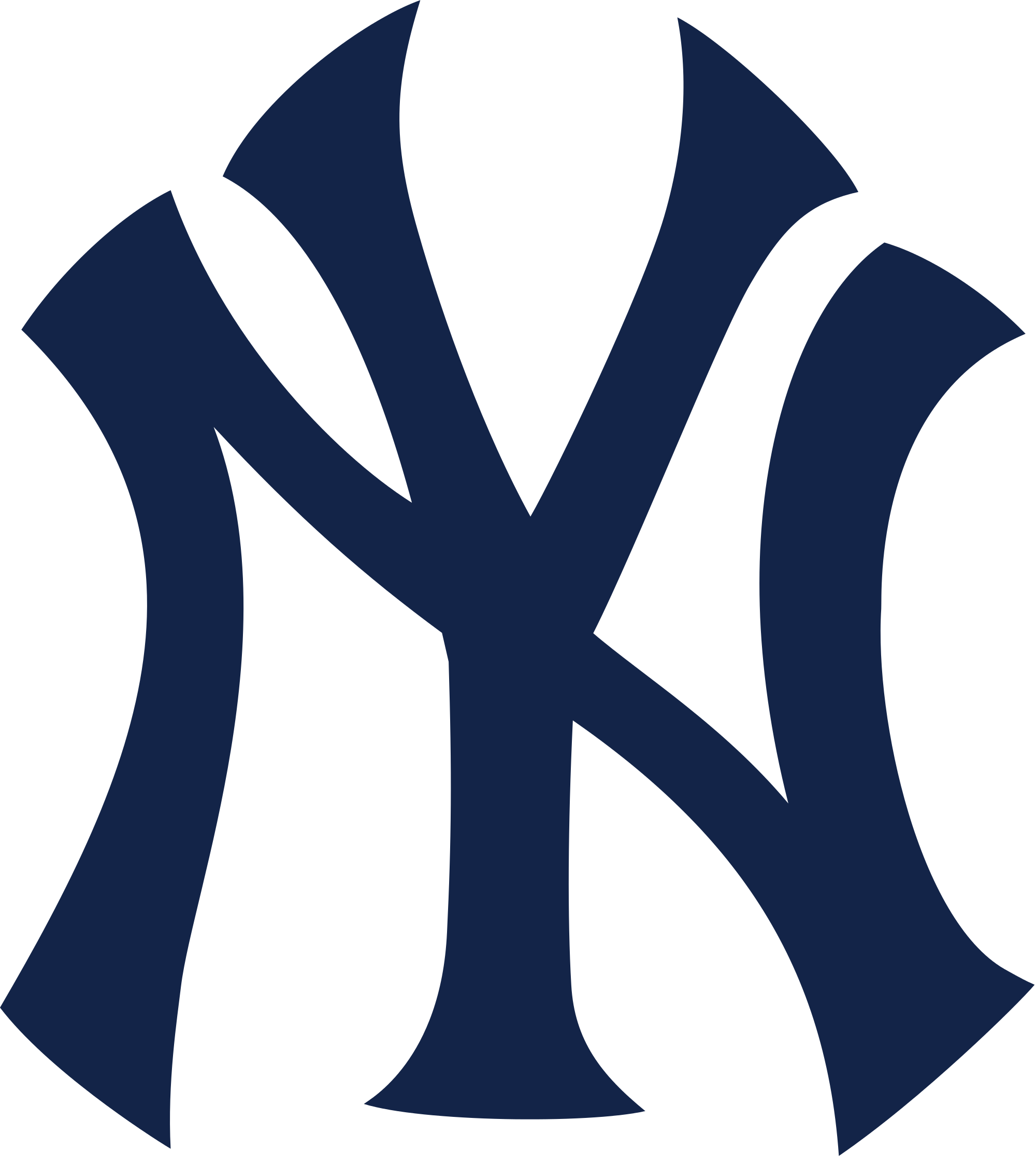 NY Logo - New York Yankees Logo NY transparent PNG - StickPNG