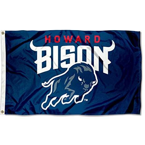 Howard Logo - Howard Bison Large New Logo 3x5 College Flag