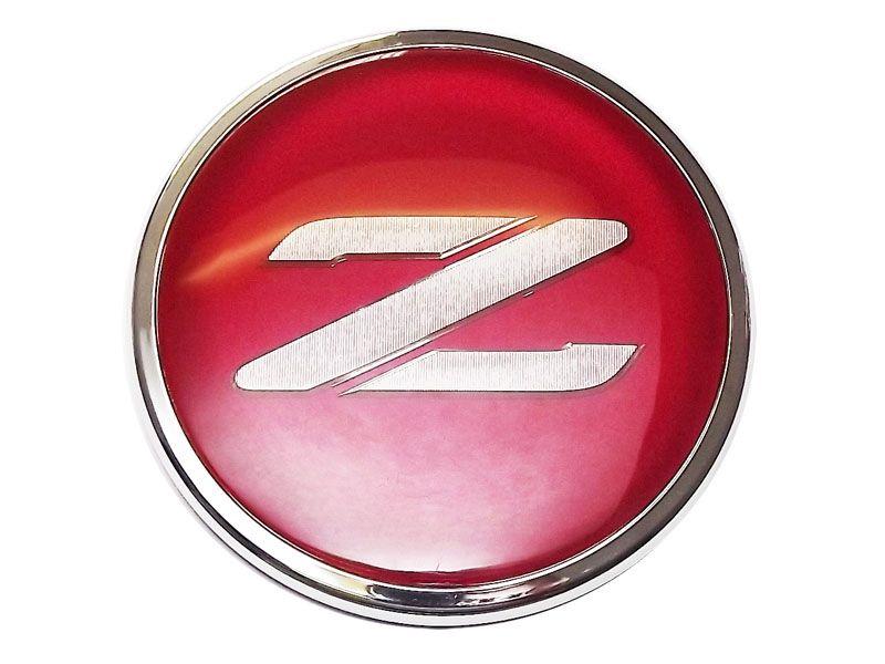 Z32 Logo - OEM 300ZX (Z32) JDM Nose Panel 'Z' Emblem (Red/Silver)