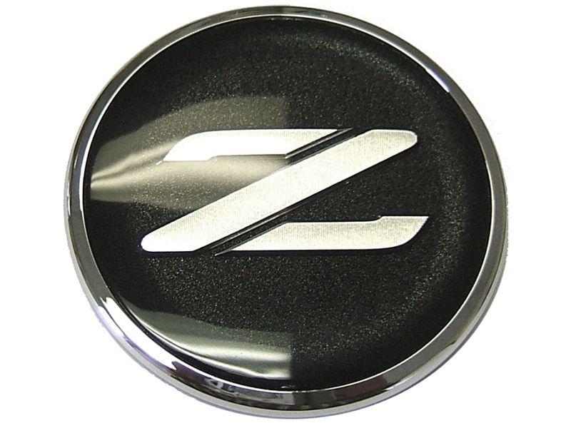 Z32 Logo - OEM 300ZX (Z32) JDM Nose Panel 'Z' Emblem (Black Silver)