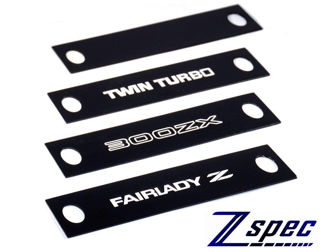 Z32 Logo - Anodized Clock Delete Plate The Nissan Z32 300zx '90 99