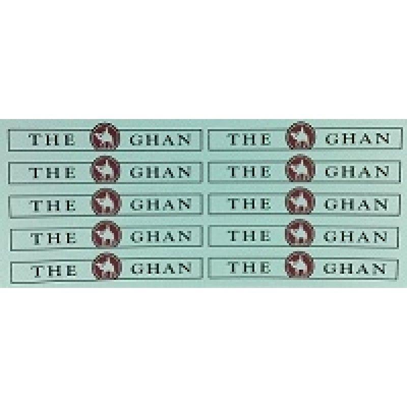 Ghan Logo - Signs Of All Kinds - SOAK204 The Ghan Logo - Carriage Decals