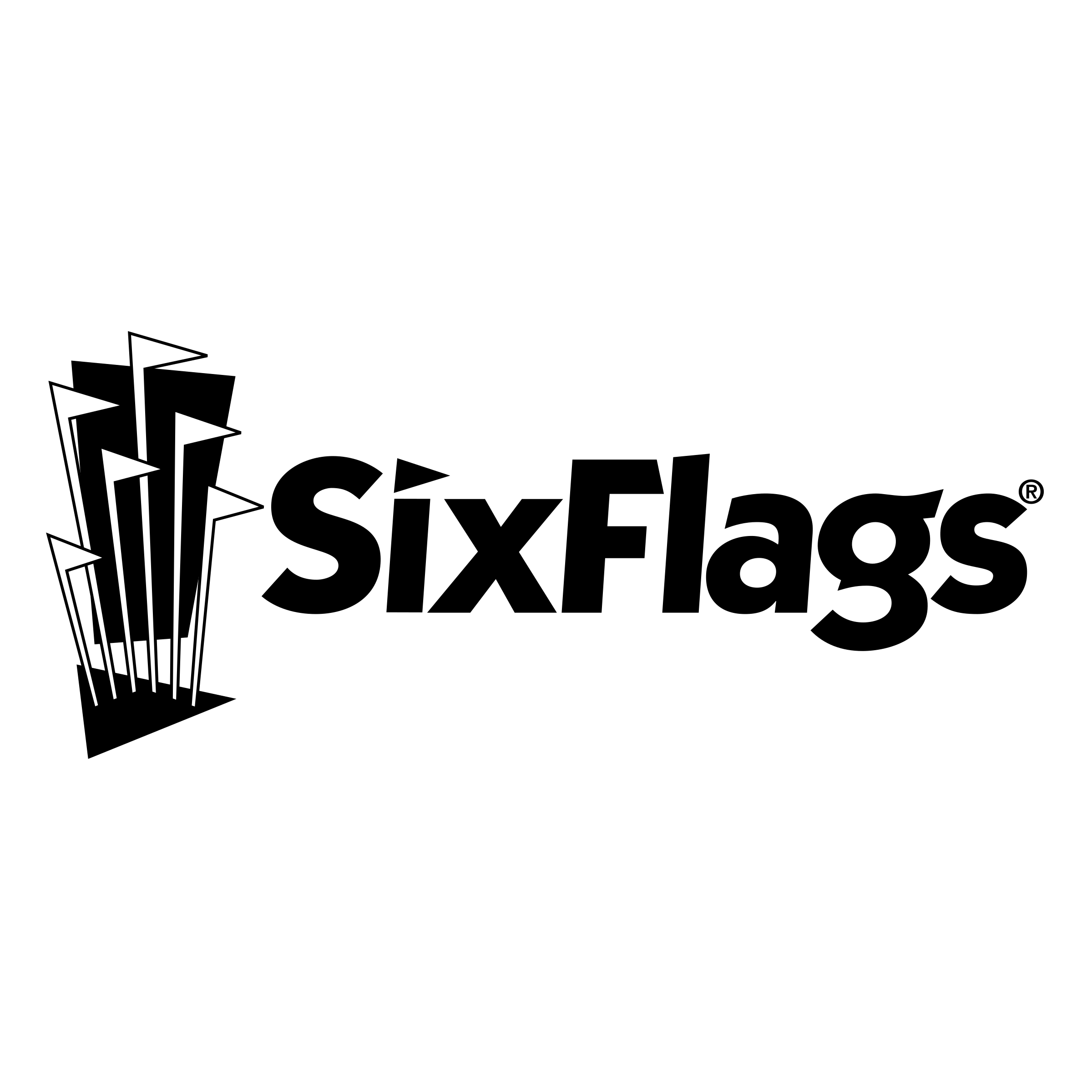 Six Logo - Six Flags Logo PNG Transparent & SVG Vector - Freebie Supply
