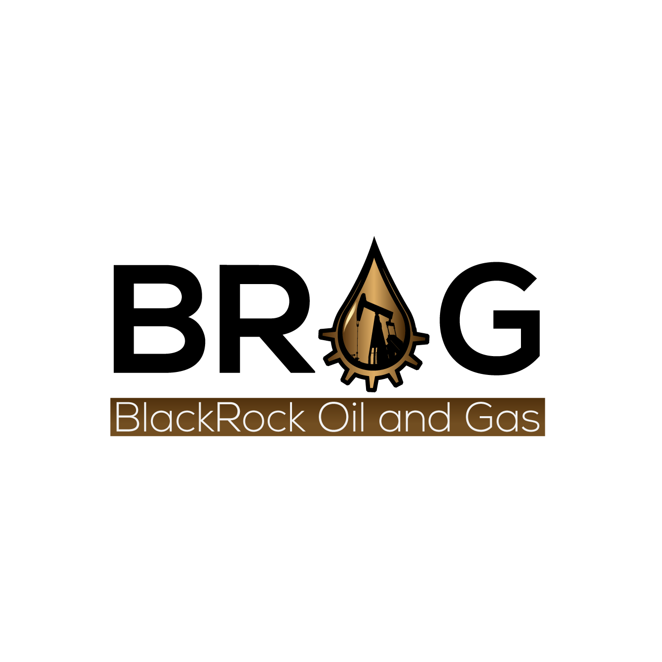 Blackrock Logo - Bold, Serious, Oil And Gas Logo Design for BROG or BlackRock Oil and ...