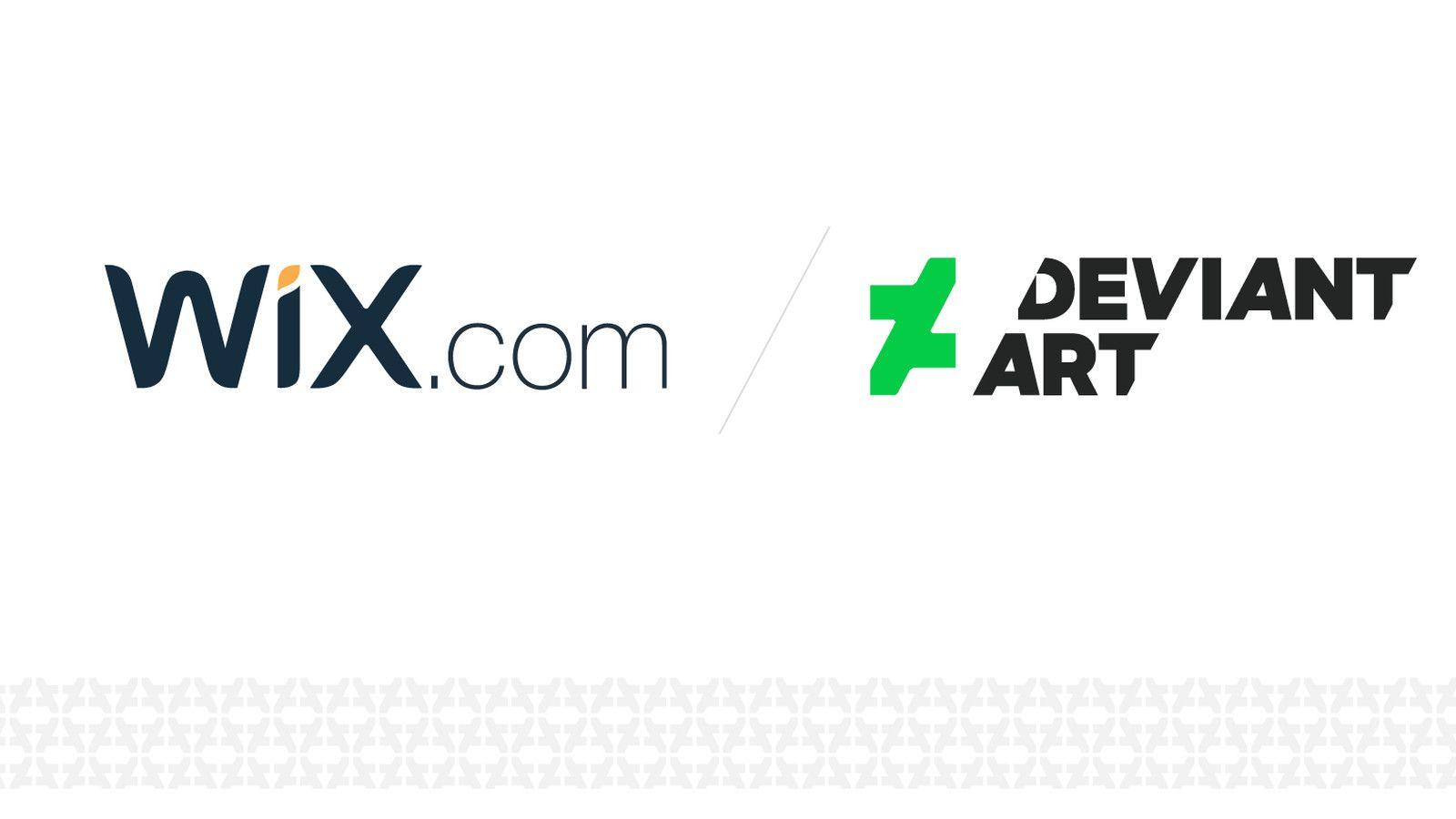 Deviant Logo - Wix has acquired , which may let artists license their