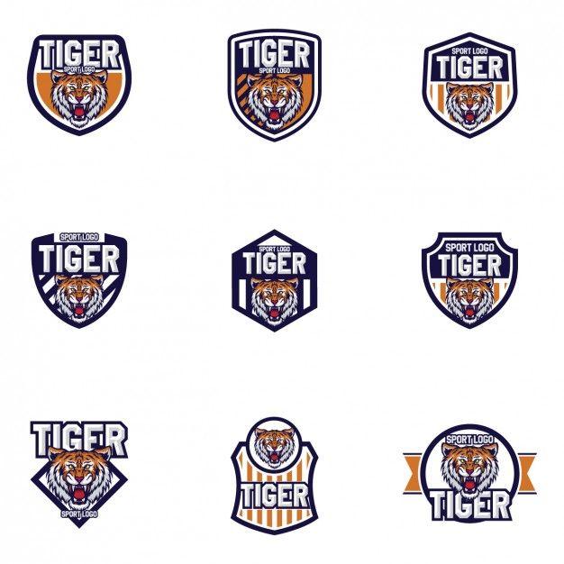 Tigers's Logo - Tigers logo templates design Vector | Free Download