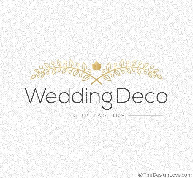 Decoration Logo - Wedding Flower Deco Logo & Business Card Template
