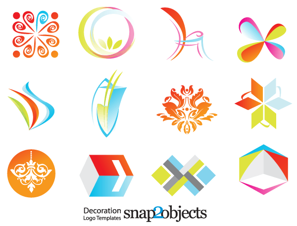 Decoration Logo - Free Decoration Logo Template Vector Icons