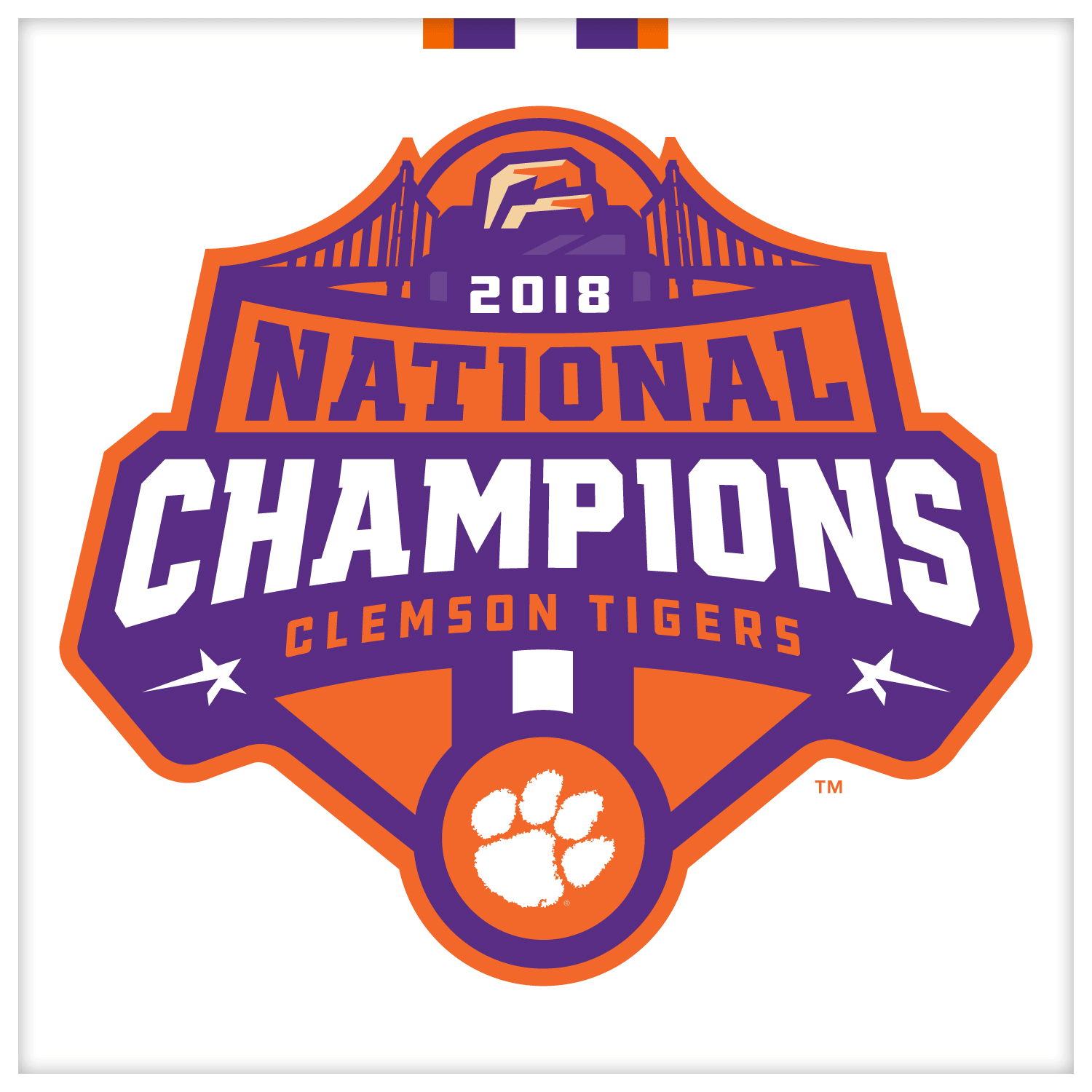 Championship Logo - The Story Behind the National Championship Logo – Clemson Tigers ...