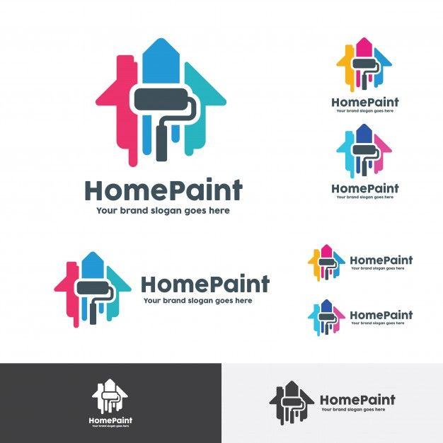 Decoration Logo - House paint logo, home decoration company identity Vector | Premium ...