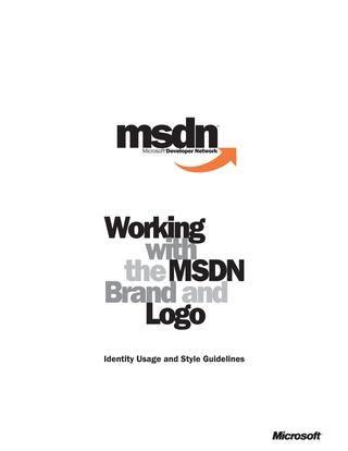 MSDN Logo - Microsoft Developer Network Brand and Logo by Lukasz Kulakowski - issuu