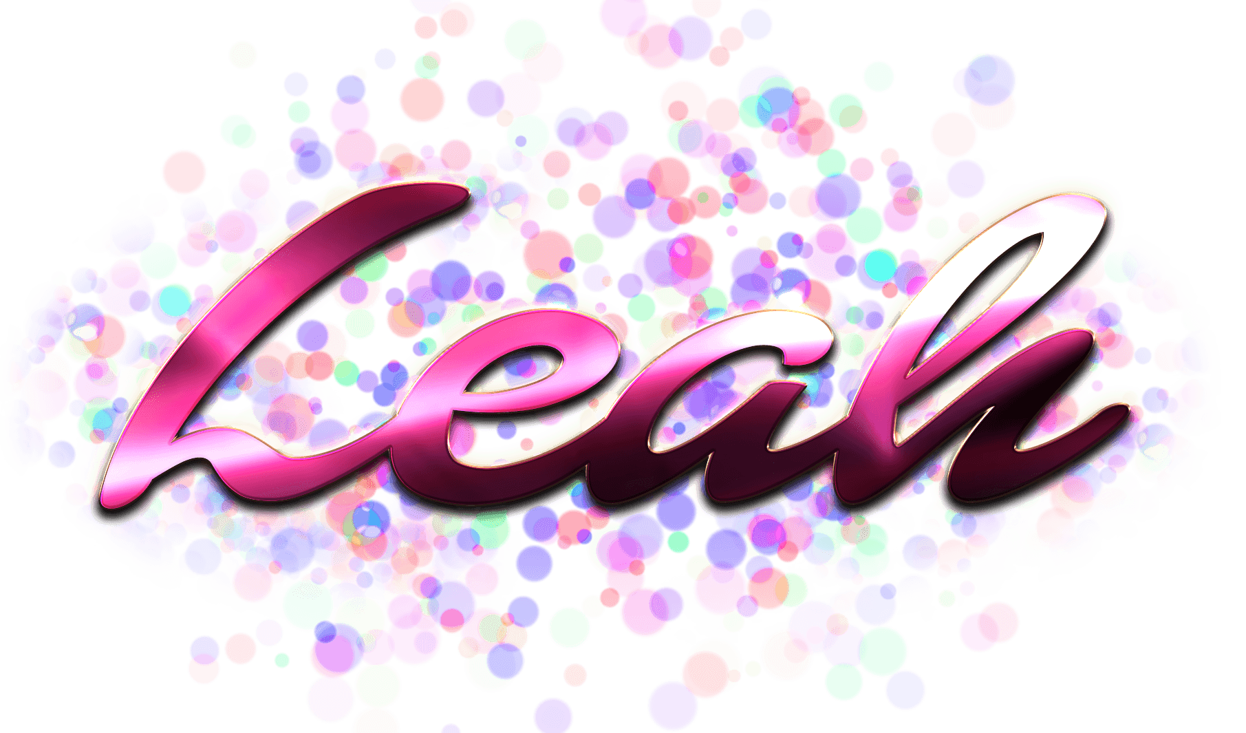 Leah Logo - Leah Happy Birthday Name Logo