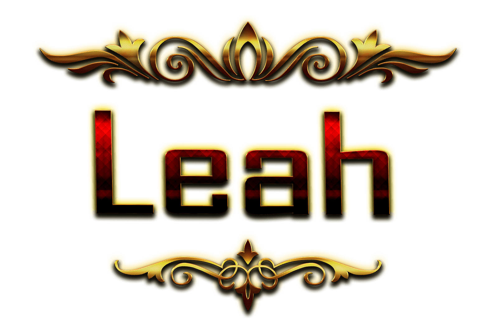 Leah Logo - Leah Name Logo Bokeh PNG