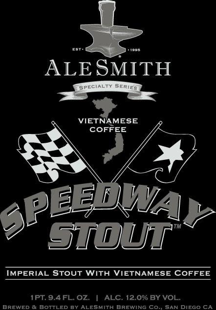 AleSmith Logo - Speedway Stout - Vietnamese Coffee from AleSmith Brewing Company ...