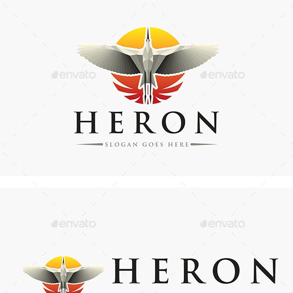 Egret Logo - Egret Logo Template from GraphicRiver