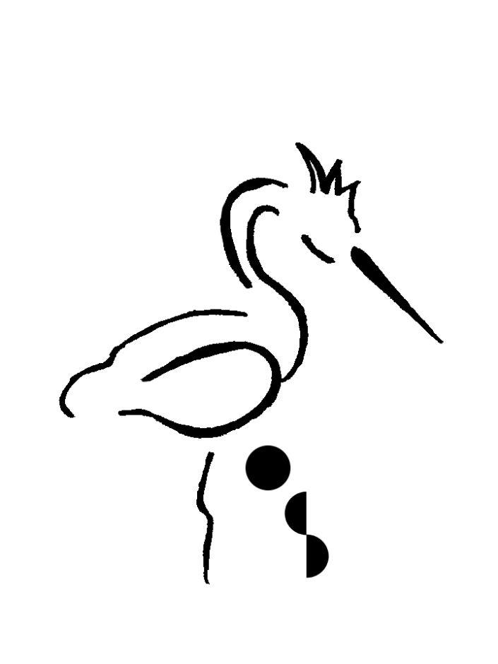 Egret Logo - snowy-egret-logo-3 | There always are four people in you: the person ...