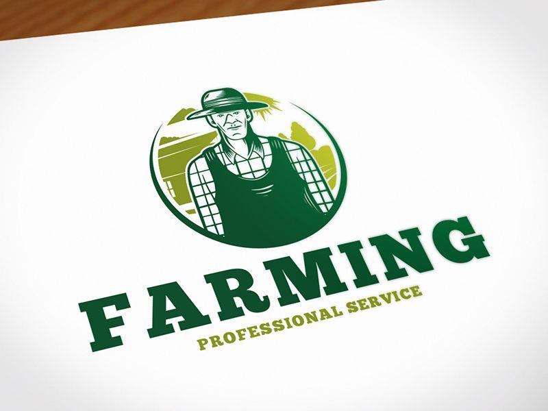 Farmer Logo - Professional Farmer Logo Template by Alberto Bernabe on Dribbble
