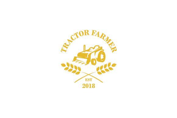 Farmer Logo - Tractor Farmer Logo