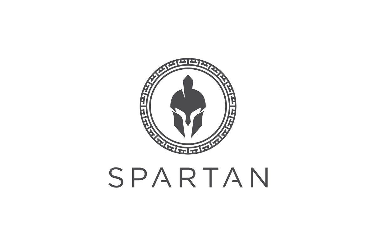 Greek Logo - Spartan Coin Greek Logo Template