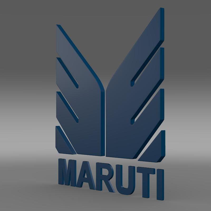 Maruti Logo - Maruti Logo 3D Model in Parts of auto 3DExport