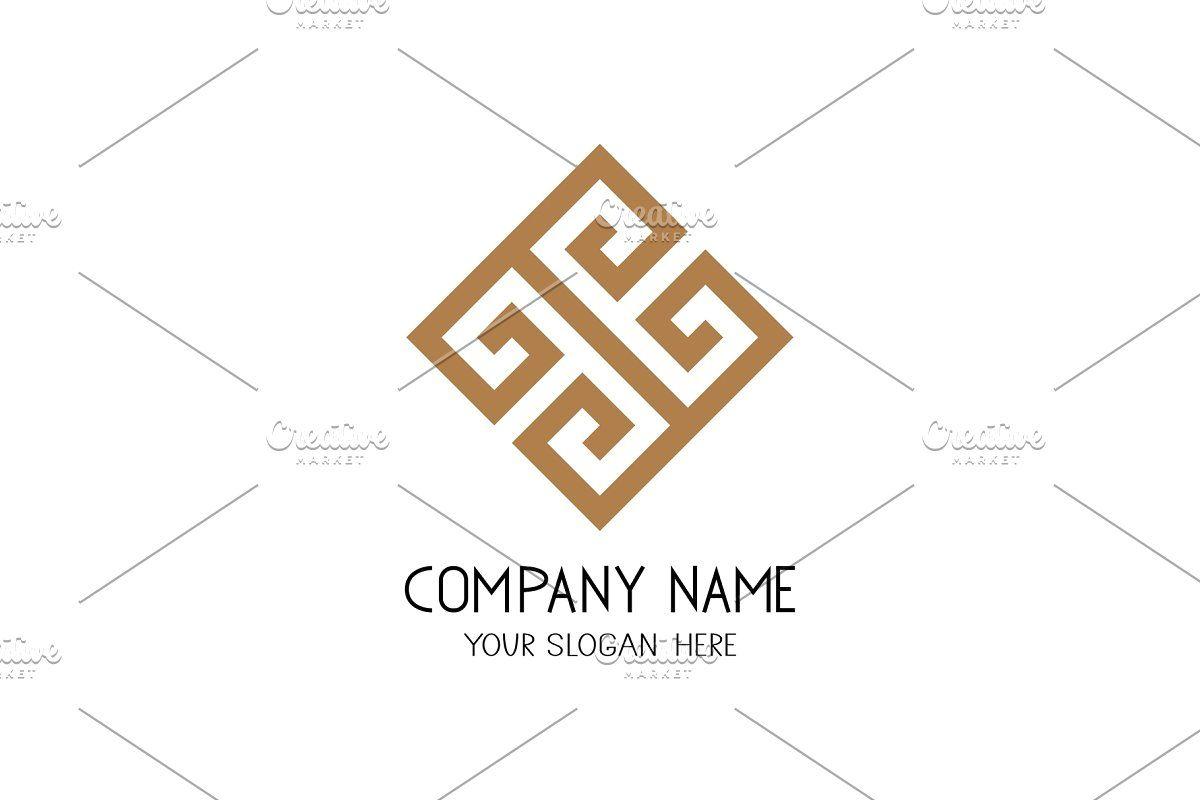 Greek Logo - Greek key logo. Symbol for business