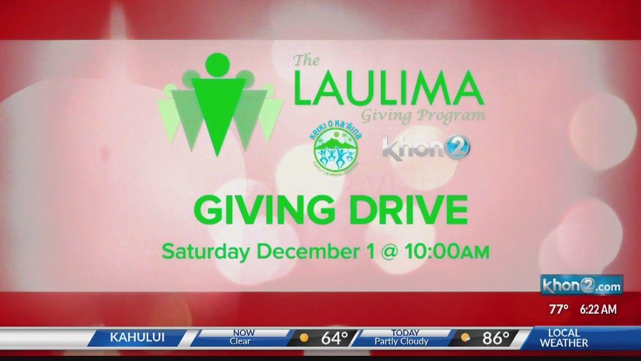 Laulima Logo - Laulima Giving Drive takes place across Hawaii Saturday