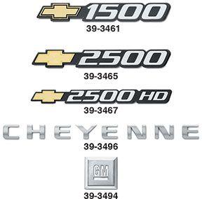 2500HD Logo - Door Emblems | 1999-13 Chevy Silverado | LMC Truck